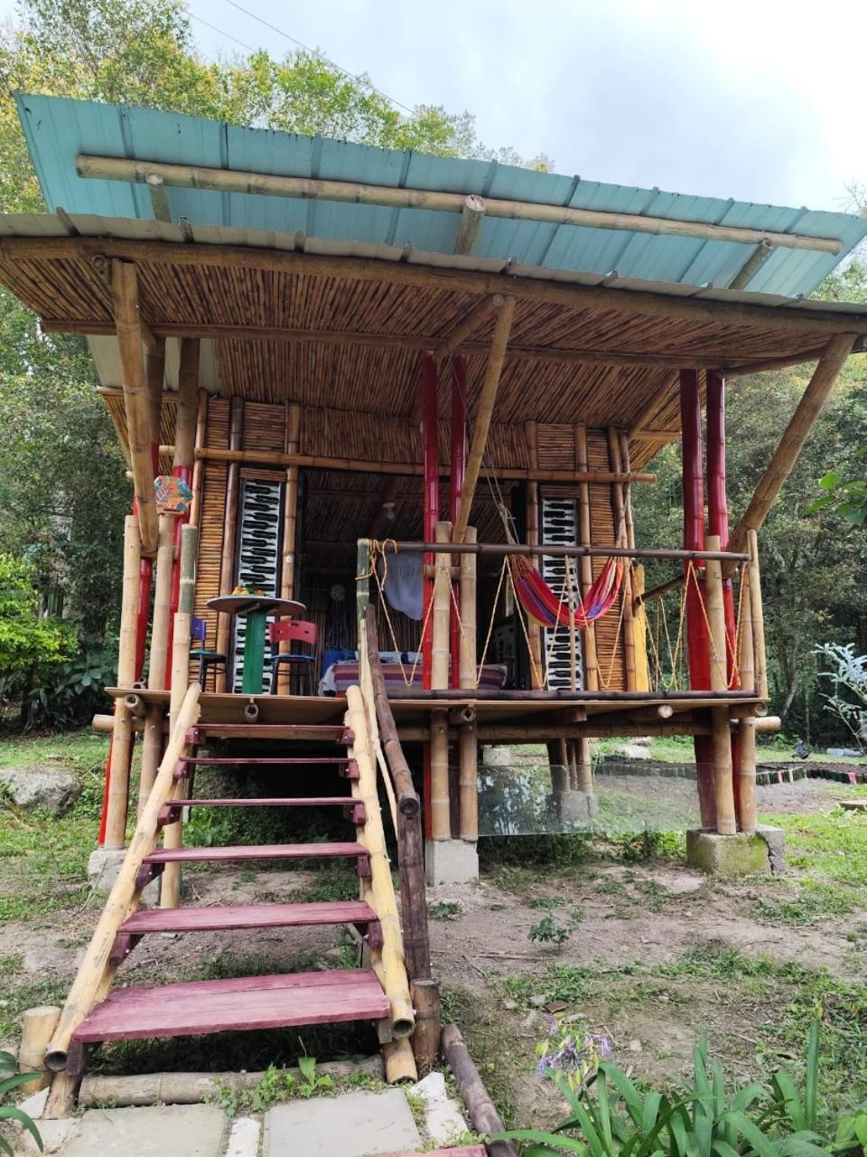 Entre Guaduas Ecolodge - Cabana De Guadua Anolaima Exterior foto