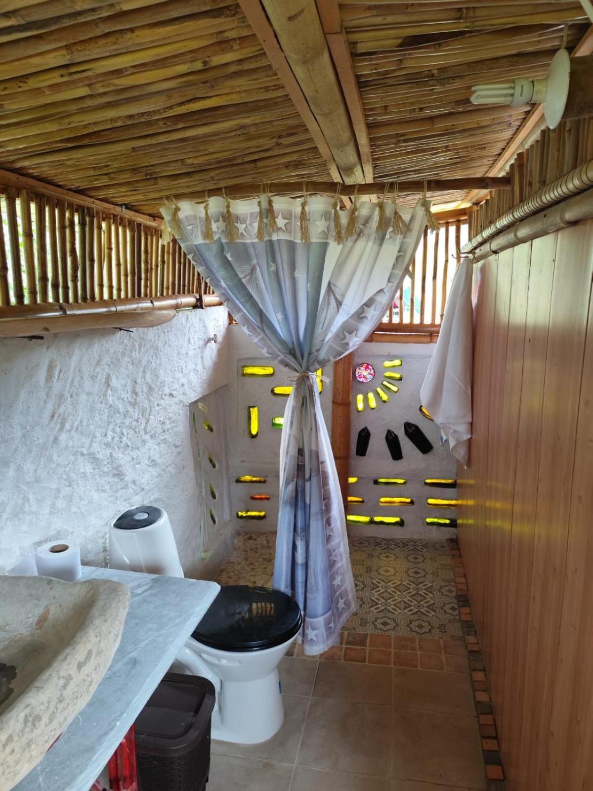 Entre Guaduas Ecolodge - Cabana De Guadua Anolaima Exterior foto